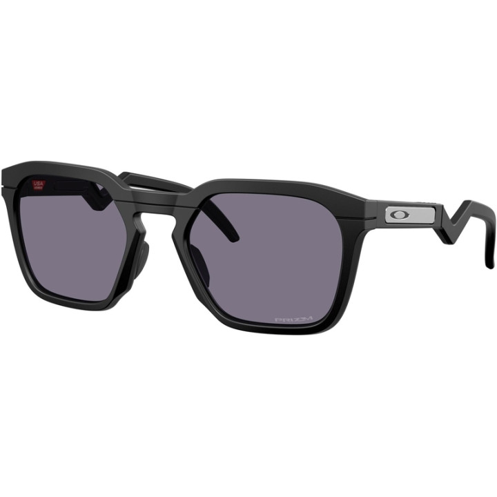 Lunettes de soleil Oakley HSTN SQ Matte Black - verres Prizm Grey