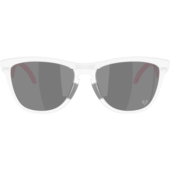 Lunettes de soleil Oakley Frogskins Hybrid Matte White - verres Prizm Black