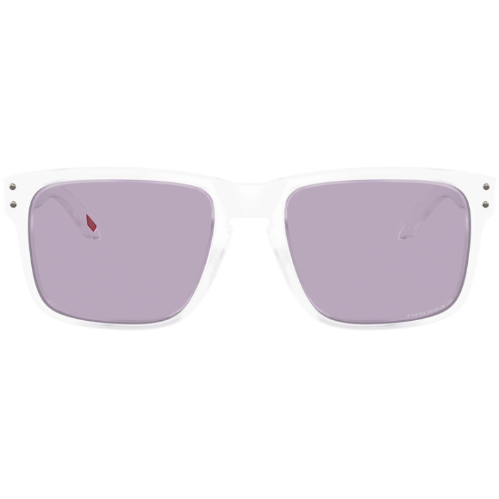 Lunettes de soleil Oakley Holbrook Matte Clear - verres Prizm Slate
