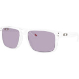 Lunettes de soleil Oakley Holbrook Matte Clear - verres Prizm Slate