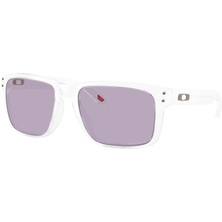 Lunettes de soleil Oakley Holbrook Matte Clear - verres Prizm Slate
