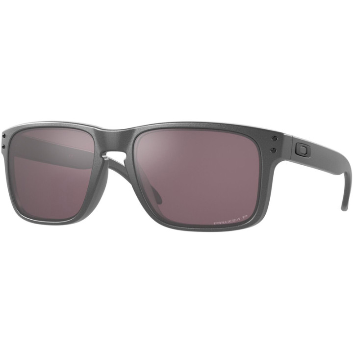 Lunettes de soleil Oakley Holbrook Polarized Steel - verres Prizm Daily Polarized