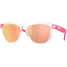 Lunettes de soleil Oakley Frogskins Clear - verres Prizm Rose Gold