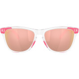 Lunettes de soleil Oakley Frogskins Clear - verres Prizm Rose Gold