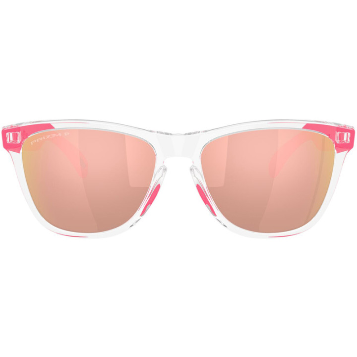 Lunettes de soleil Oakley Frogskins Clear - verres Prizm Rose Gold