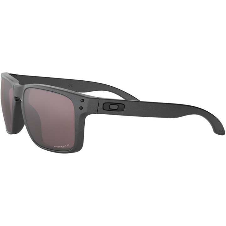 Lunettes de soleil Oakley Holbrook Polarized Steel - verres Prizm Daily Polarized
