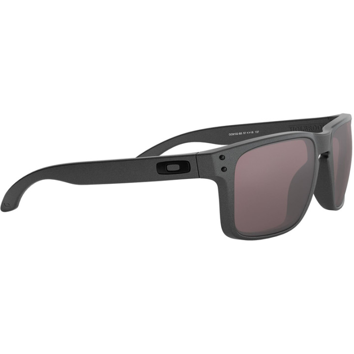 Lunettes de soleil Oakley Holbrook Polarized Steel - verres Prizm Daily Polarized