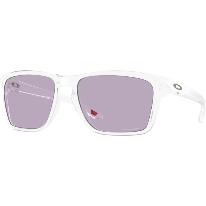 Lunettes de soleil Oakley Sylas Matte Clear - verres Prizm Slate