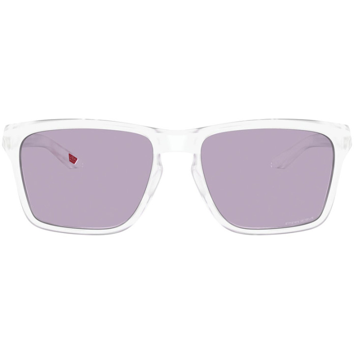 Lunettes de soleil Oakley Sylas Matte Clear - verres Prizm Slate