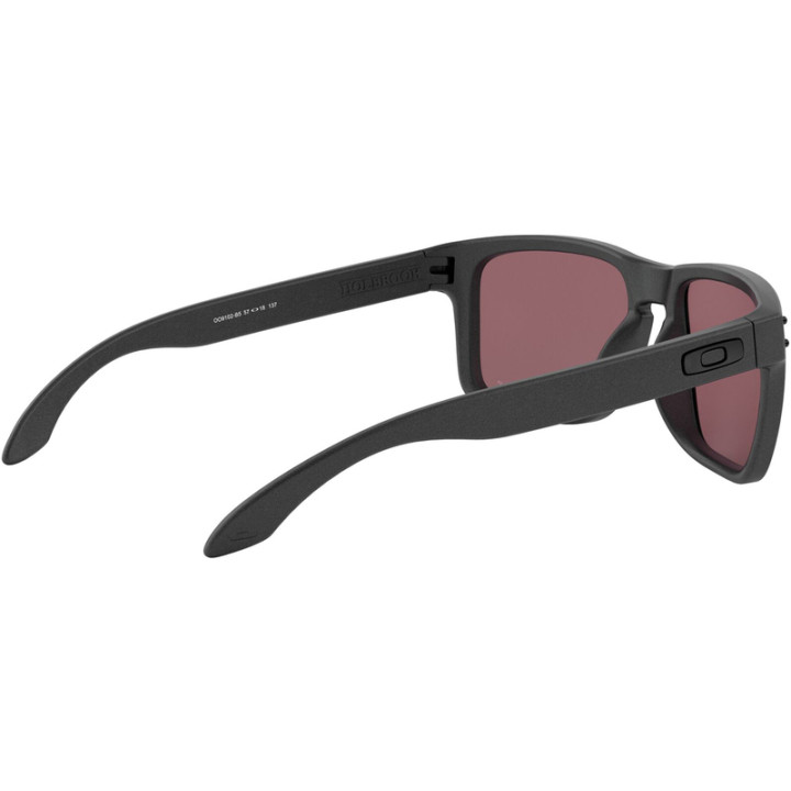 Lunettes de soleil Oakley Holbrook Polarized Steel - verres Prizm Daily Polarized