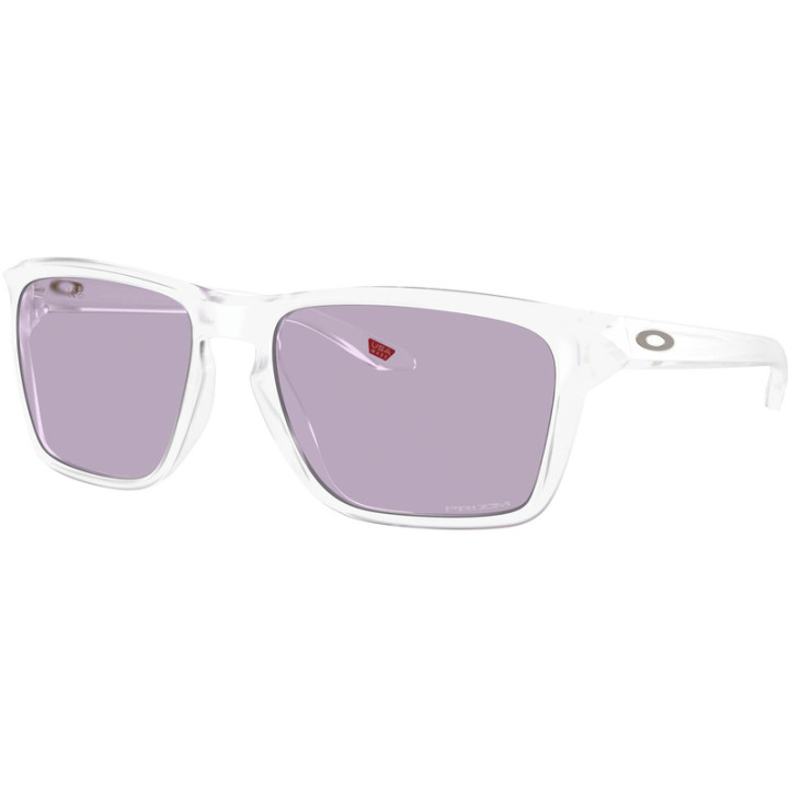 Lunettes de soleil Oakley Sylas Matte Clear - verres Prizm Slate
