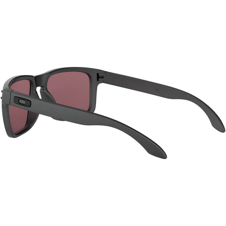Lunettes de soleil Oakley Holbrook Polarized Steel - verres Prizm Daily Polarized