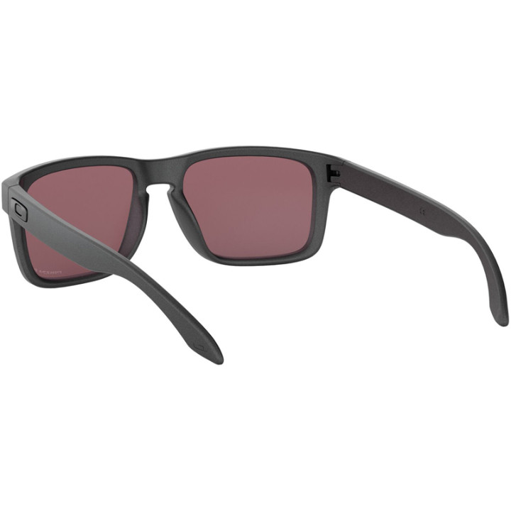 Lunettes de soleil Oakley Holbrook Polarized Steel - verres Prizm Daily Polarized