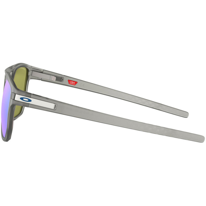 Lunettes de soleil Oakley Latch Beta Matte Grey Ink - verres Prizm Sapphire Iridium Polarized