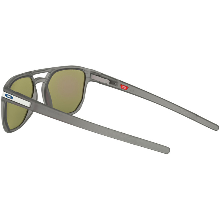 Lunettes de soleil Oakley Latch Beta Matte Grey Ink - verres Prizm Sapphire Iridium Polarized