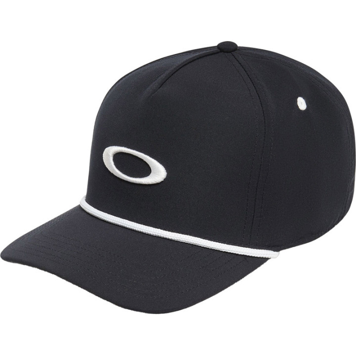 Casquette Oakley Ellipse Rope - noir/blanc | Oxmoto