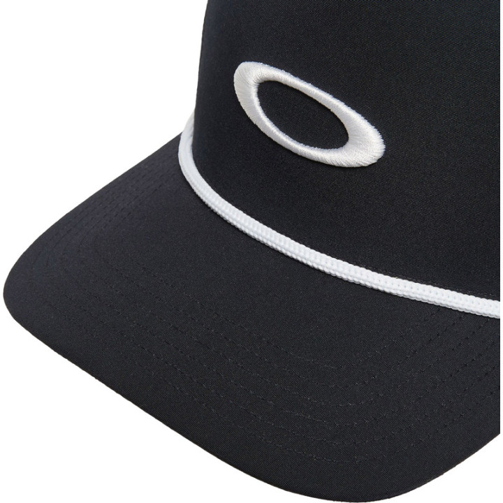 Casquette Oakley Ellipse Rope - noir/blanc | Oxmoto