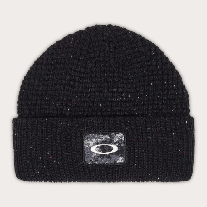 Bonnet Oakley Ellipse Patch Waffle - noir | Oxmoto