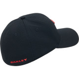 Casquette Oakley Tincan - Pitch Black/Flame Red | Oxmoto