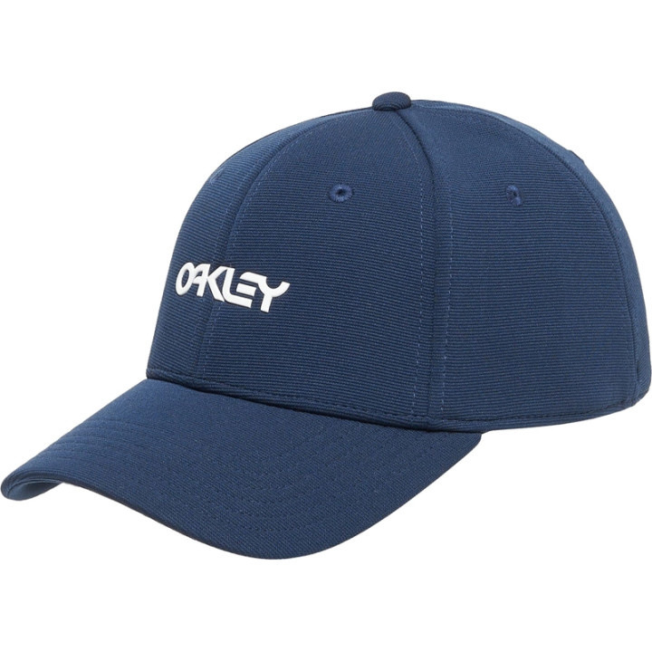 Casquette Oakley Stretch Metallic - Abyss/blanc | Oxmoto