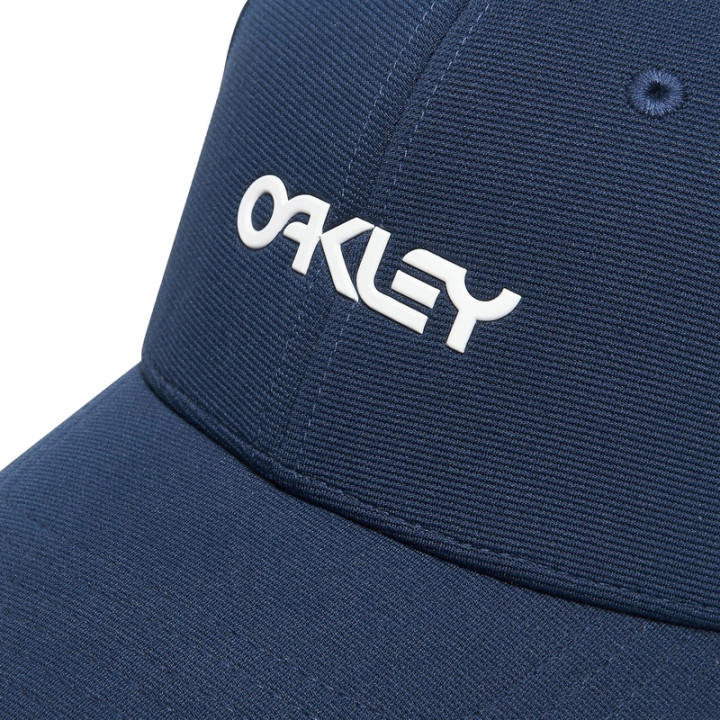 Casquette Oakley Stretch Metallic - Abyss/blanc | Oxmoto