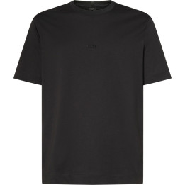 T-Shirt Oakley Stacked Flow - Pitch Black | Oxmoto