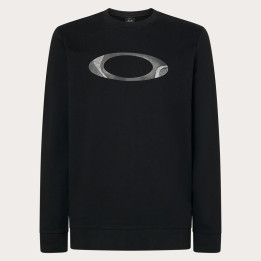 Hoodie Oakley New Ellipse Crew - Blackout | Oxmoto