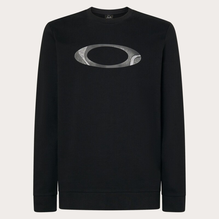 Hoodie Oakley New Ellipse Crew - Blackout | Oxmoto