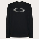 Hoodie Oakley New Ellipse Crew - Blackout | Oxmoto