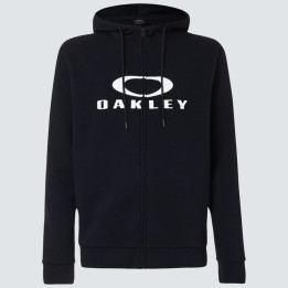 Hoodie Oakley Bark FZ noir taille | Oxmoto