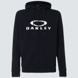 Hoodie Oakley Bark FZ noir taille | Oxmoto