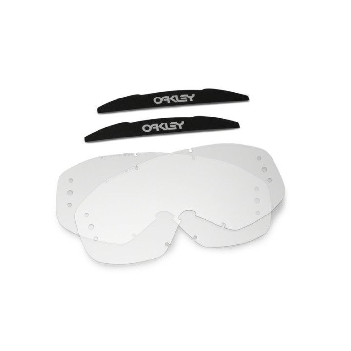 Écran Oakley O Frame 2.0 MX Roll-off transparent | Oxmoto