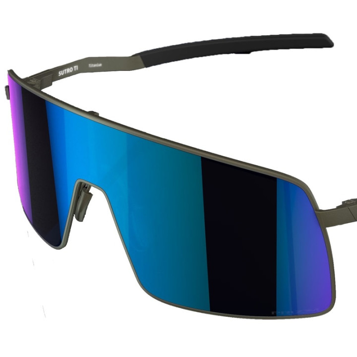 Lunettes de soleil Oakley Sutro TI - Satin Lead écran Prizm Sapphire