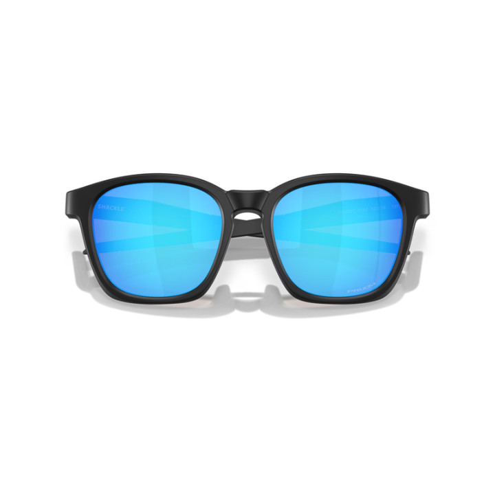 Lunettes de soleil Oakley Shackle Matte Black - verres Prizm Sapphire