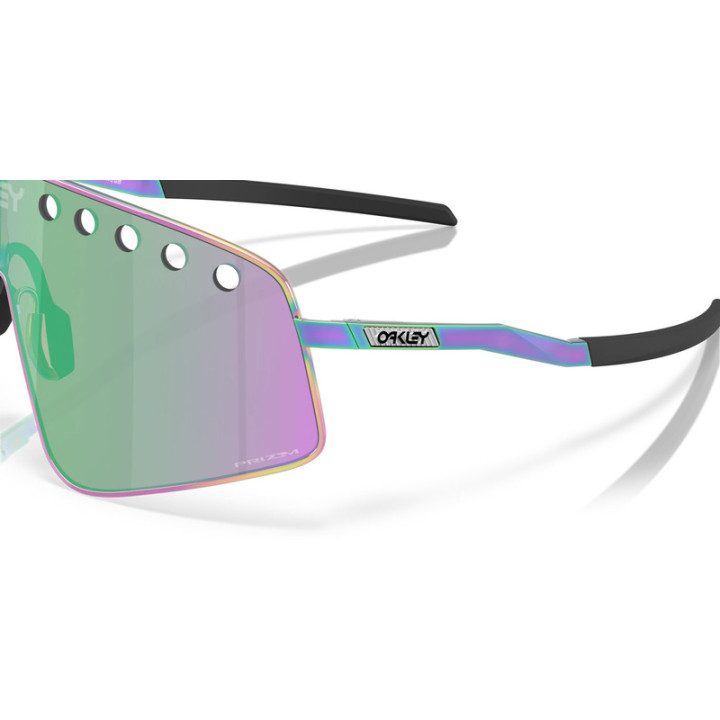 Lunettes de soleil Oakley Sutro TI Sweep - Polished Oil Slick écran Prizm Road Jade