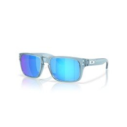 Lunettes de soleil Oakley Holbrook XXS Transparent Stonewash - verres Prizm Sapphire