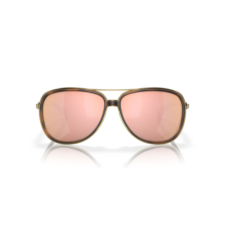 Lunettes de soleil Oakley Split Time Brown Tortoise - verres Prizm Rose Gold Polarized