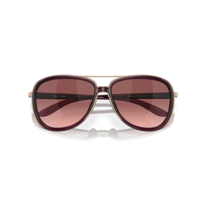 Lunettes de soleil Oakley Split Time Crystal Raspberry - verres G40 Black Gradient