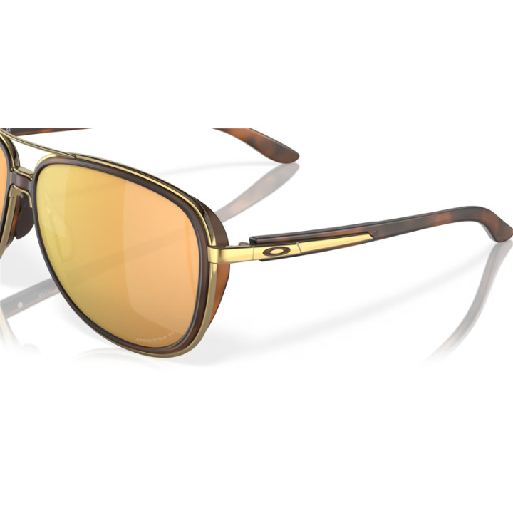 Lunettes de soleil Oakley Split Time Brown Tortoise - verres Prizm Rose Gold Polarized