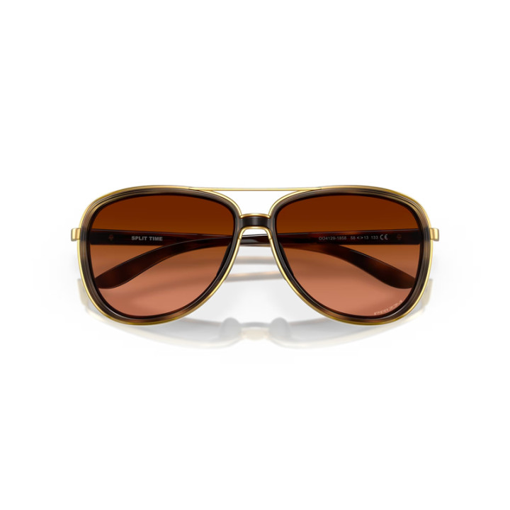 Lunettes de soleil Oakley Split Time Brown Tortoise - verres Prizm Brown Gradient