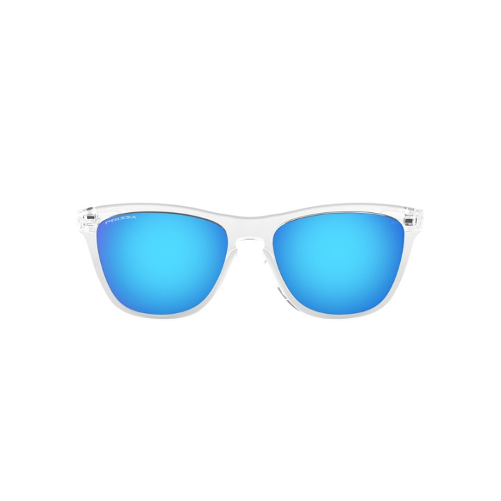 Lunettes de soleil Oakley Frogskins S Crystal Clear - verres Prizm Sapphire
