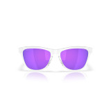 Lunettes de soleil Oakley Frogskins S Polished Clear - verres Prizm Violet