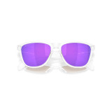 Lunettes de soleil Oakley Frogskins S Polished Clear - verres Prizm Violet