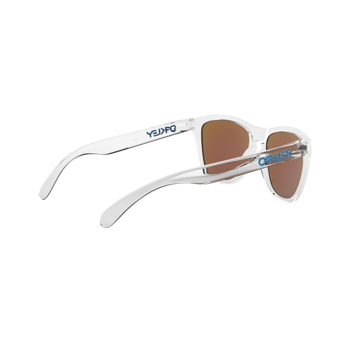 Lunettes de soleil Oakley Frogskins S Crystal Clear - verres Prizm Sapphire