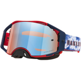 Masque Oakley Airbrake MX - Renaux Matte White écran Prizm Sapphire