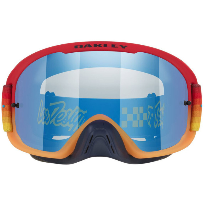 Masque Oakley O-Frame 2.0 Pro MX - TLD rouge/orange écran Black Ice Iridium