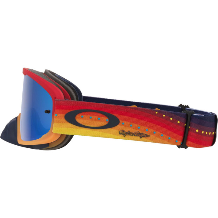 Masque Oakley O-Frame 2.0 Pro MX - TLD rouge/orange écran Black Ice Iridium