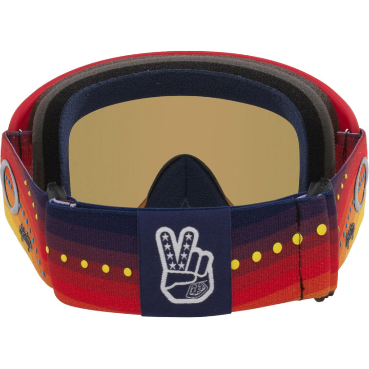 Masque Oakley O-Frame 2.0 Pro MX - TLD rouge/orange écran Black Ice Iridium