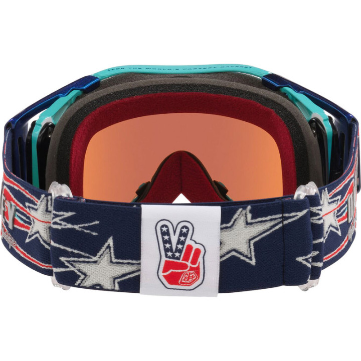 Masque Oakley Airbrake MX - TLD bleu écran Prizm Sapphire