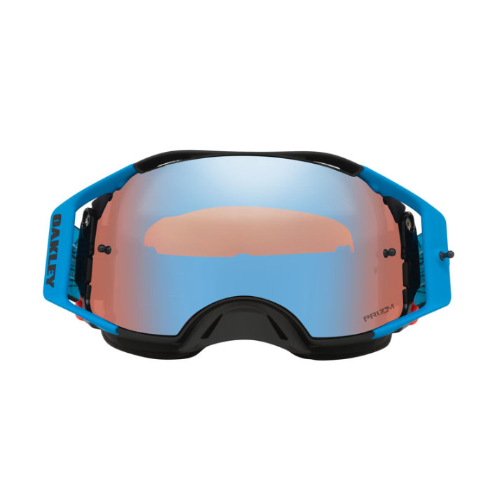 Masque Oakley Airbrake MX - Blue Wired écran Prizm MX Sapphire Iridium